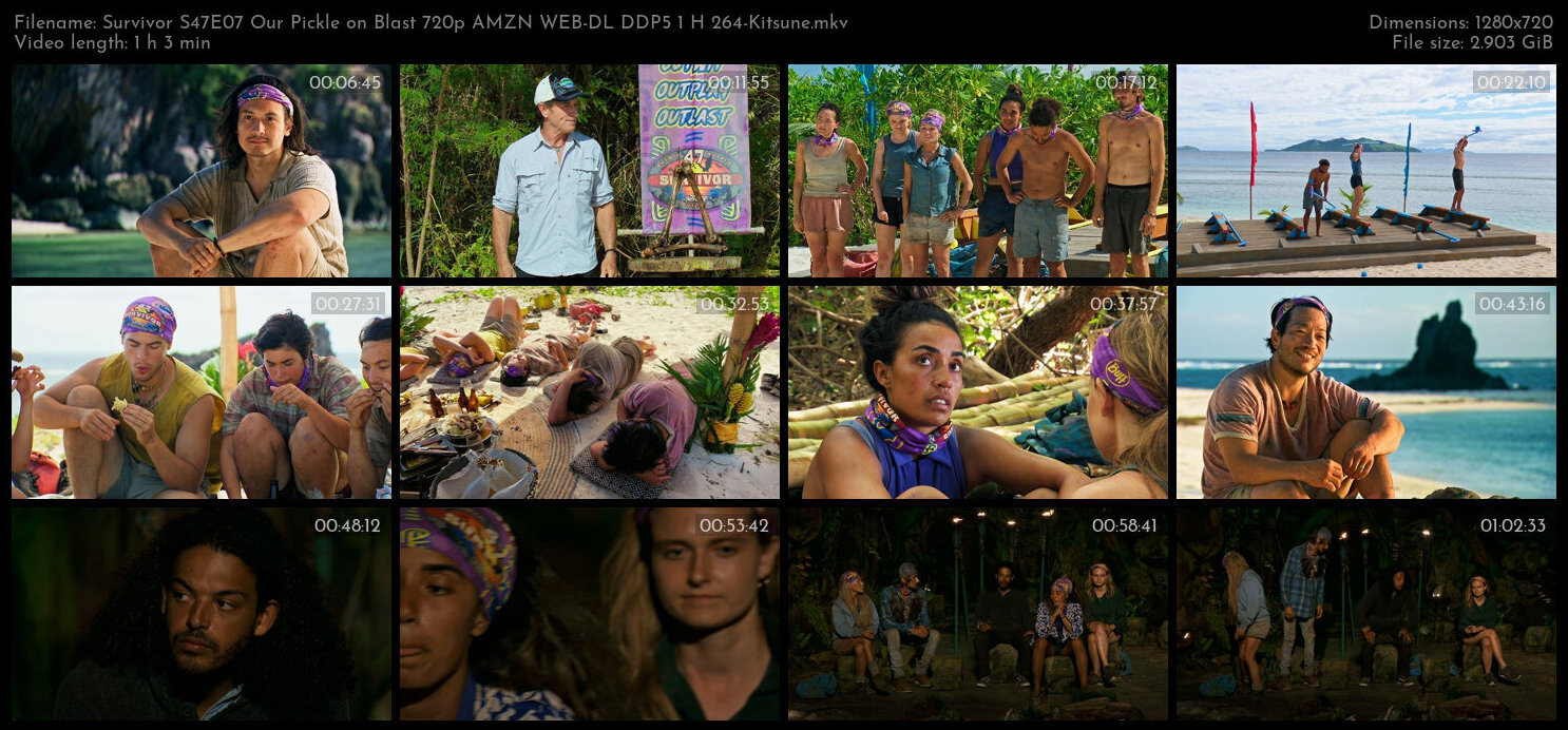 Survivor S47E07 Our Pickle on Blast 720p AMZN WEB DL DDP5 1 H 264 Kitsune TGx