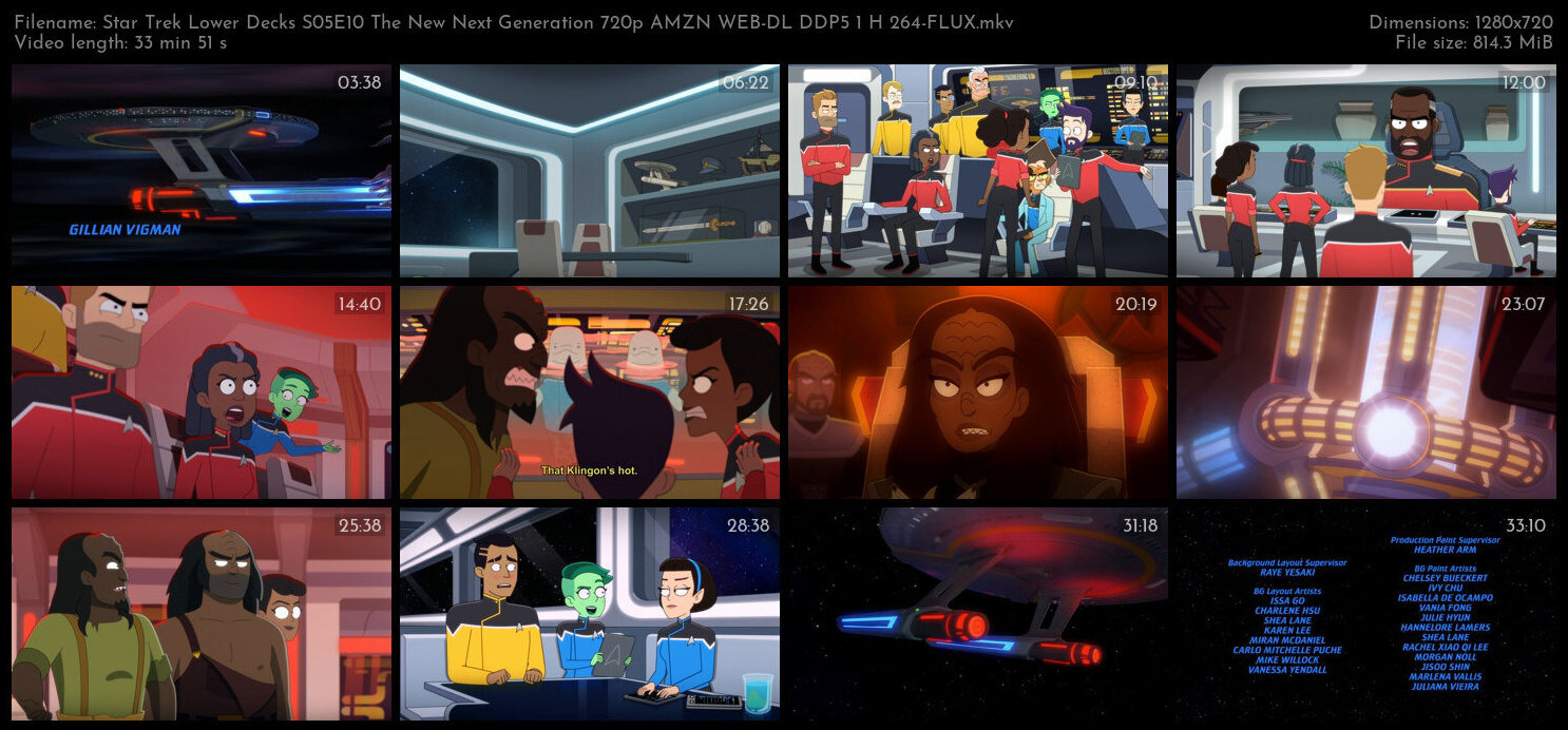 Star Trek Lower Decks S05E10 The New Next Generation 720p AMZN WEB DL DDP5 1 H 264 FLUX TGx