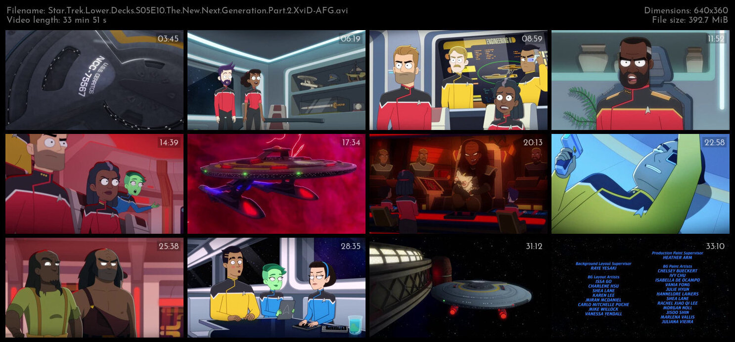 Star Trek Lower Decks S05E10 The New Next Generation Part 2 XviD AFG TGx