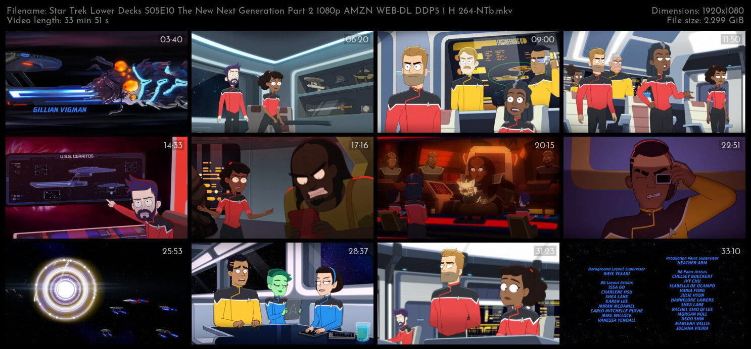 Star Trek Lower Decks S05E10 The New Next Generation Part 2 1080p AMZN WEB DL DDP5 1 H 264 NTb TGx