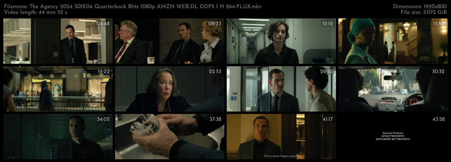 The Agency 2024 S01E04 Quarterback Blitz 1080p AMZN WEB DL DDP5 1 H 264 FLUX TGx