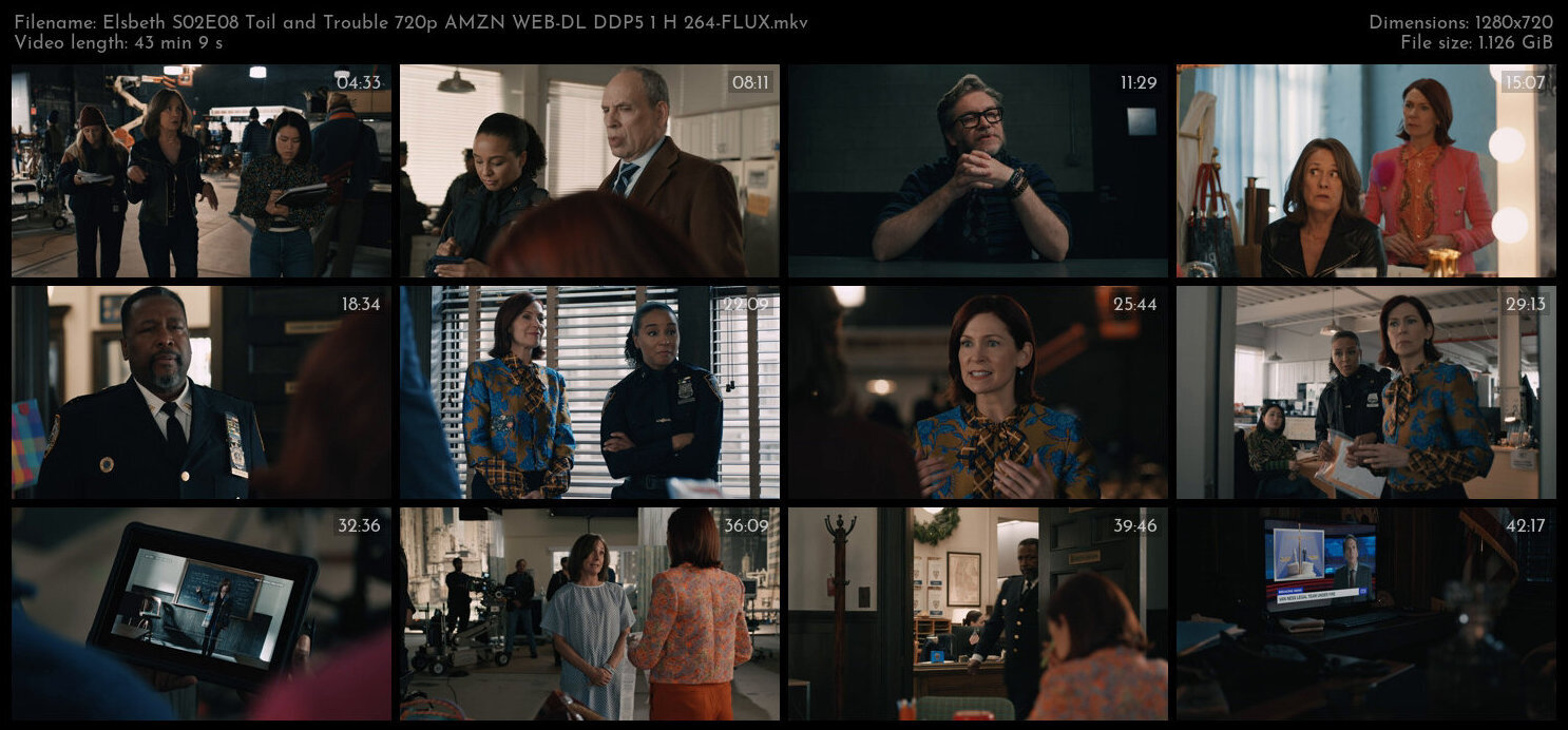 Elsbeth S02E08 Toil and Trouble 720p AMZN WEB DL DDP5 1 H 264 FLUX TGx