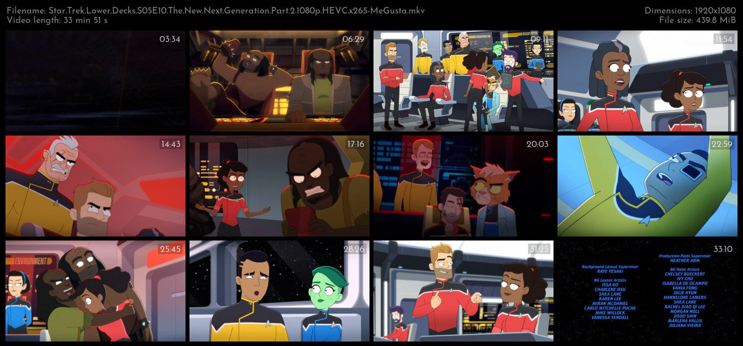 Star Trek Lower Decks S05E10 The New Next Generation Part 2 1080p HEVC x265 MeGusta TGx