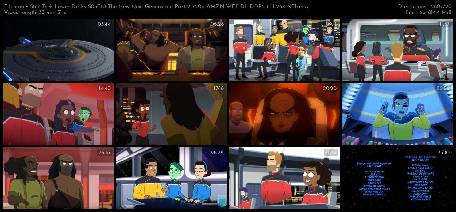 Star Trek Lower Decks S05E10 The New Next Generation Part 2 720p AMZN WEB DL DDP5 1 H 264 NTb TGx