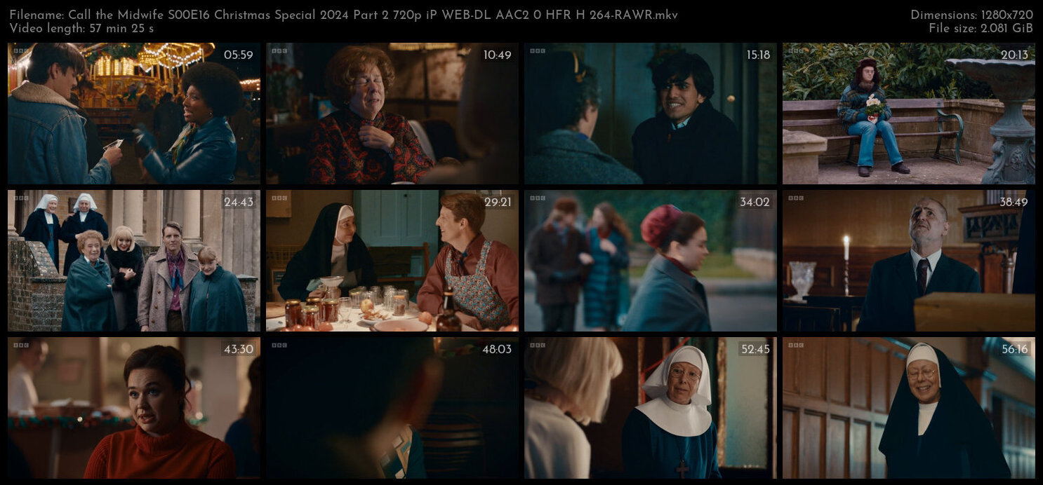 Call the Midwife S00E16 Christmas Special 2024 Part 2 720p iP WEB DL AAC2 0 HFR H 264 RAWR TGx