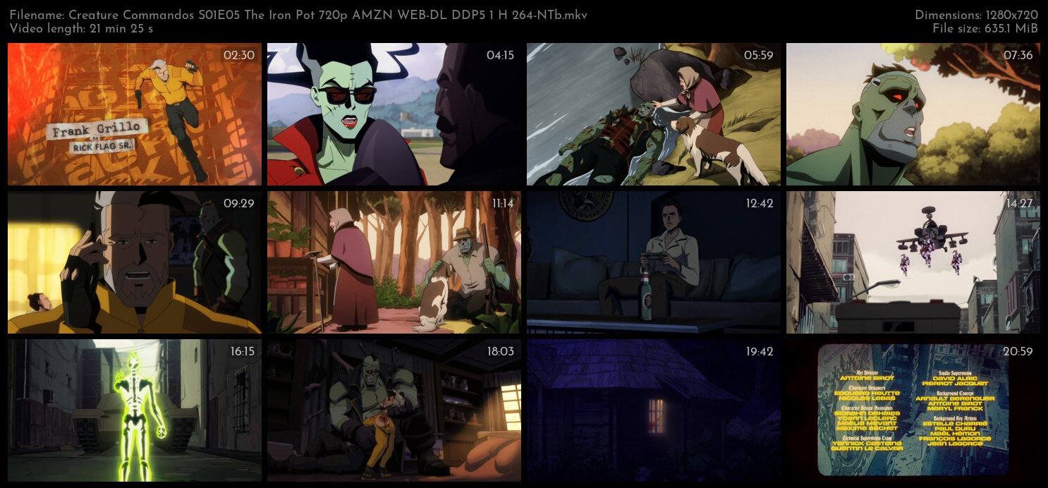 Creature Commandos S01E05 The Iron Pot 720p AMZN WEB DL DDP5 1 H 264 NTb TGx