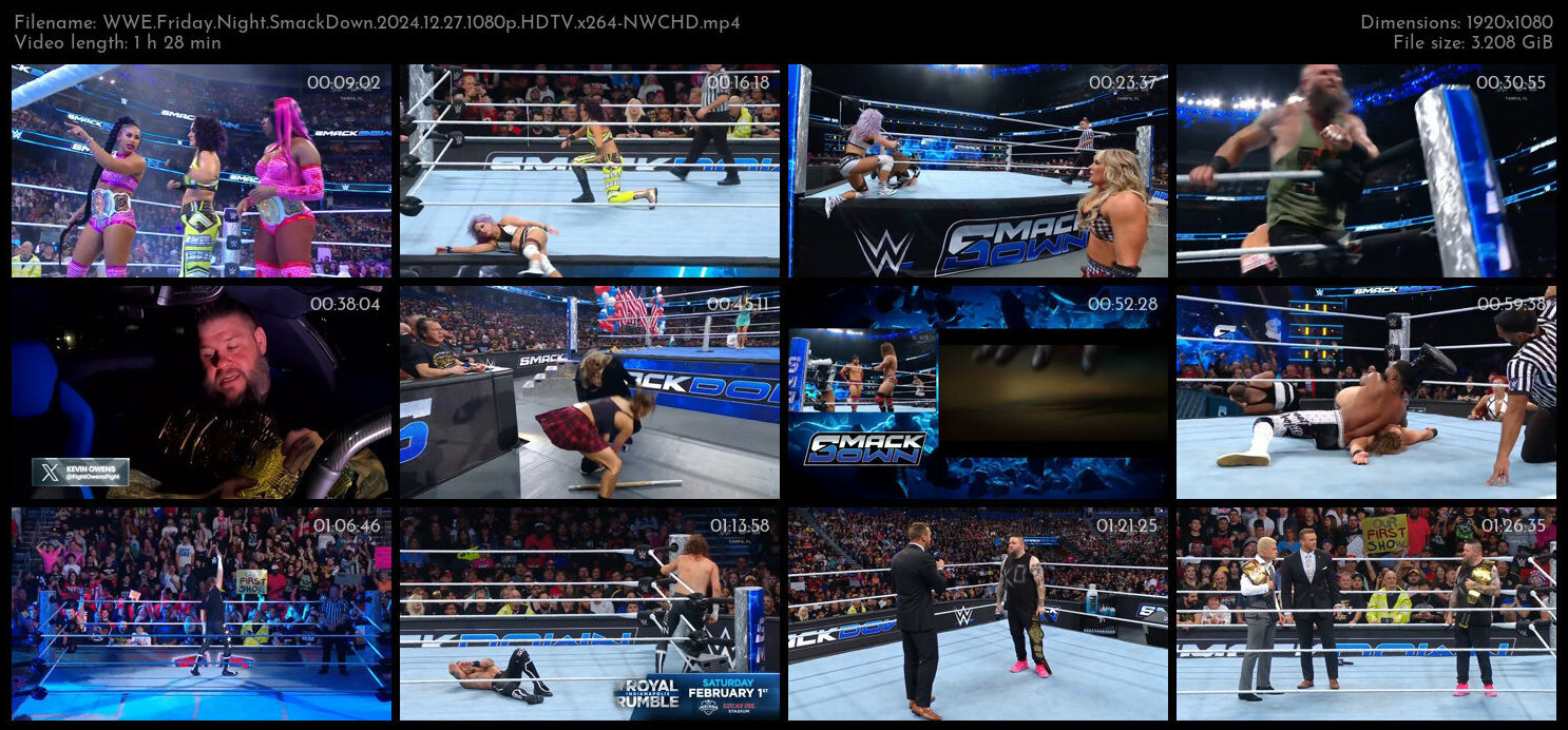 WWE Friday Night SmackDown 2024 12 27 1080p HDTV x264 NWCHD TGx