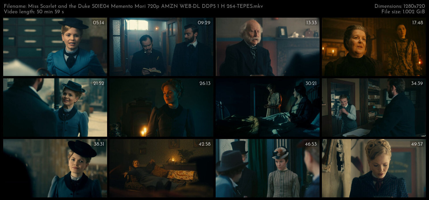 Miss Scarlet and the Duke S01E04 Memento Mori 720p AMZN WEB DL DDP5 1 H 264 TEPES TGx