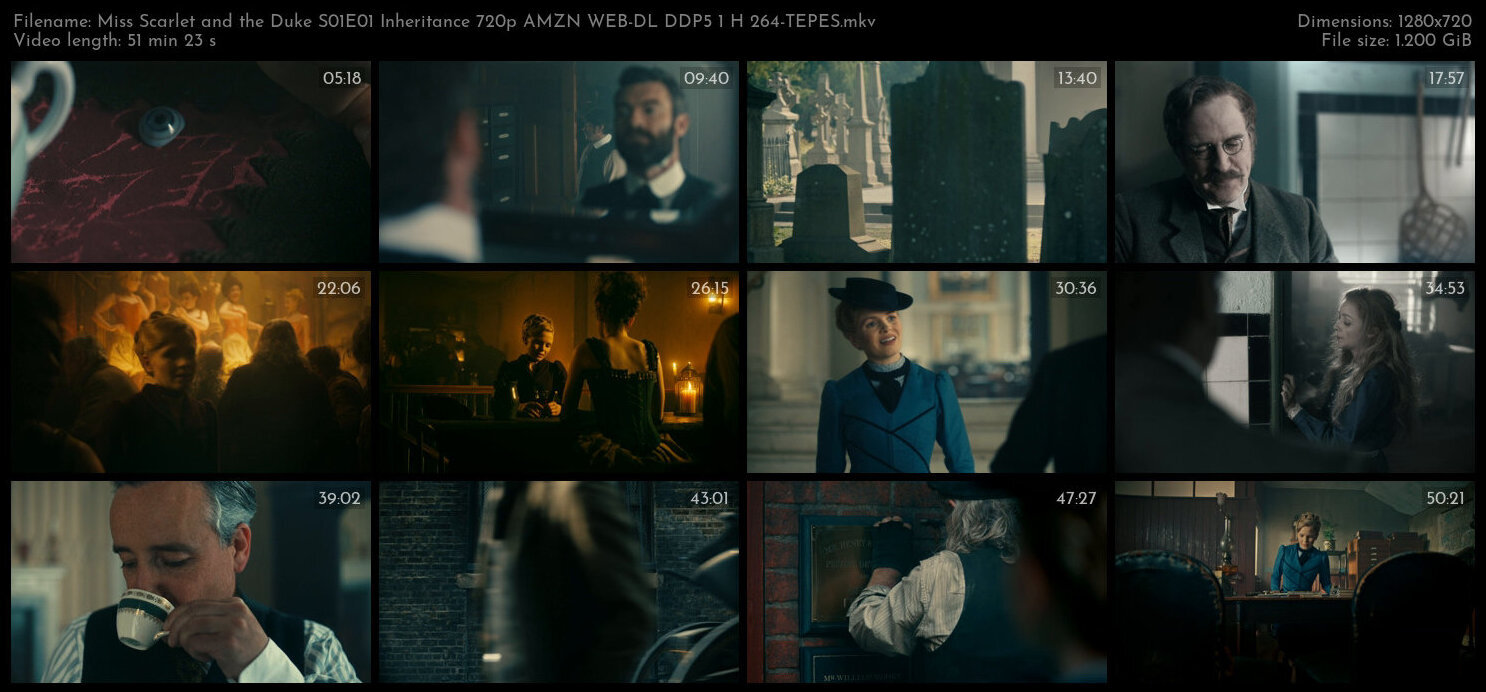 Miss Scarlet and the Duke S01E01 Inheritance 720p AMZN WEB DL DDP5 1 H 264 TEPES TGx