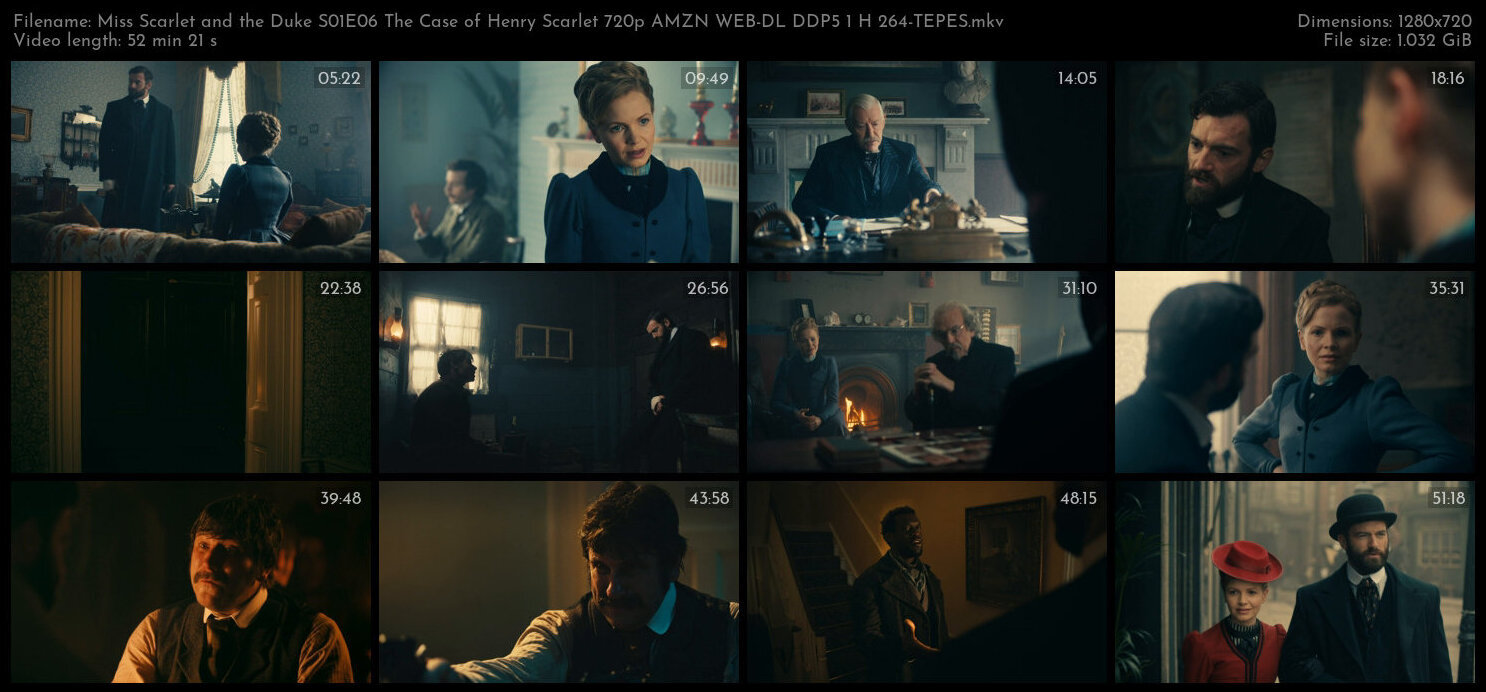 Miss Scarlet and the Duke S01E06 The Case of Henry Scarlet 720p AMZN WEB DL DDP5 1 H 264 TEPES TGx