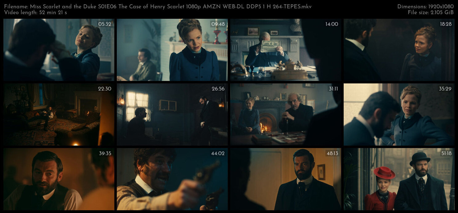 Miss Scarlet and the Duke S01E06 The Case of Henry Scarlet 1080p AMZN WEB DL DDP5 1 H 264 TEPES TGx