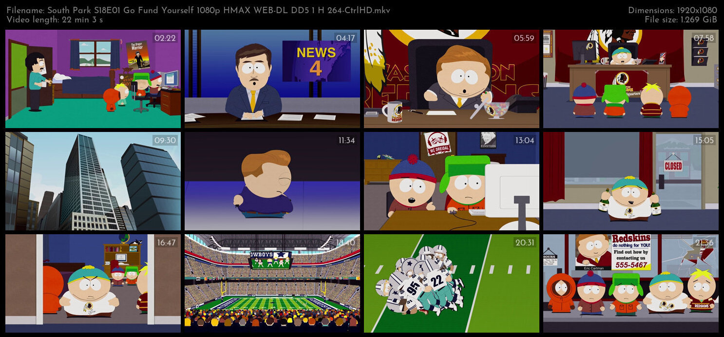 South Park S18E01 Go Fund Yourself 1080p HMAX WEB DL DD5 1 H 264 CtrlHD TGx