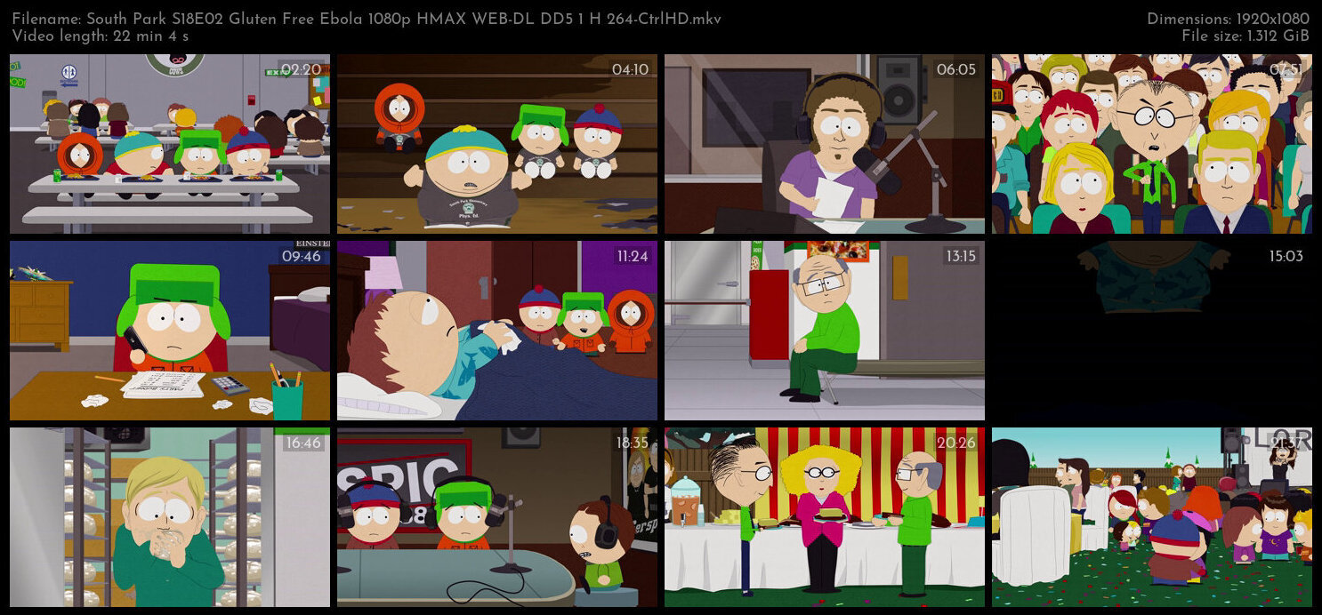 South Park S18E02 Gluten Free Ebola 1080p HMAX WEB DL DD5 1 H 264 CtrlHD TGx