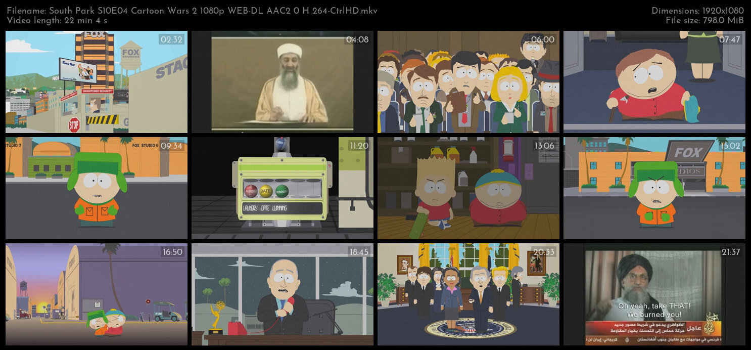 South Park S10E04 Cartoon Wars 2 1080p WEB DL AAC2 0 H 264 CtrlHD TGx