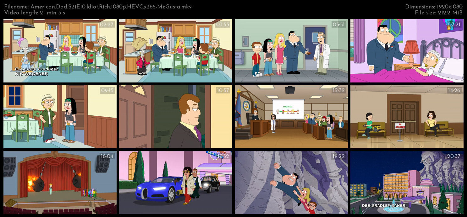 American Dad S21E10 Idiot Rich 1080p HEVC x265 MeGusta TGx