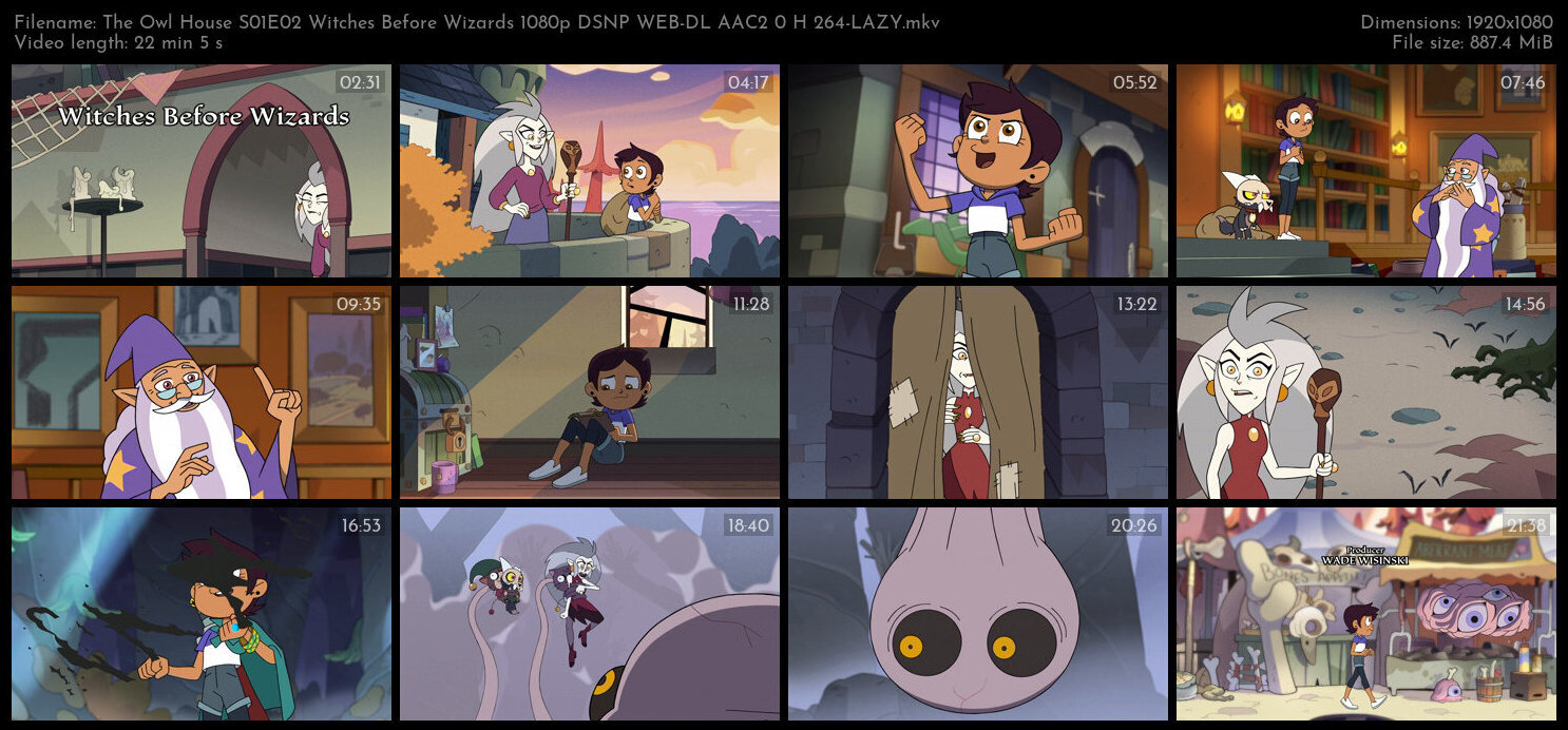 The Owl House S01E02 Witches Before Wizards 1080p DSNP WEB DL AAC2 0 H 264 LAZY TGx