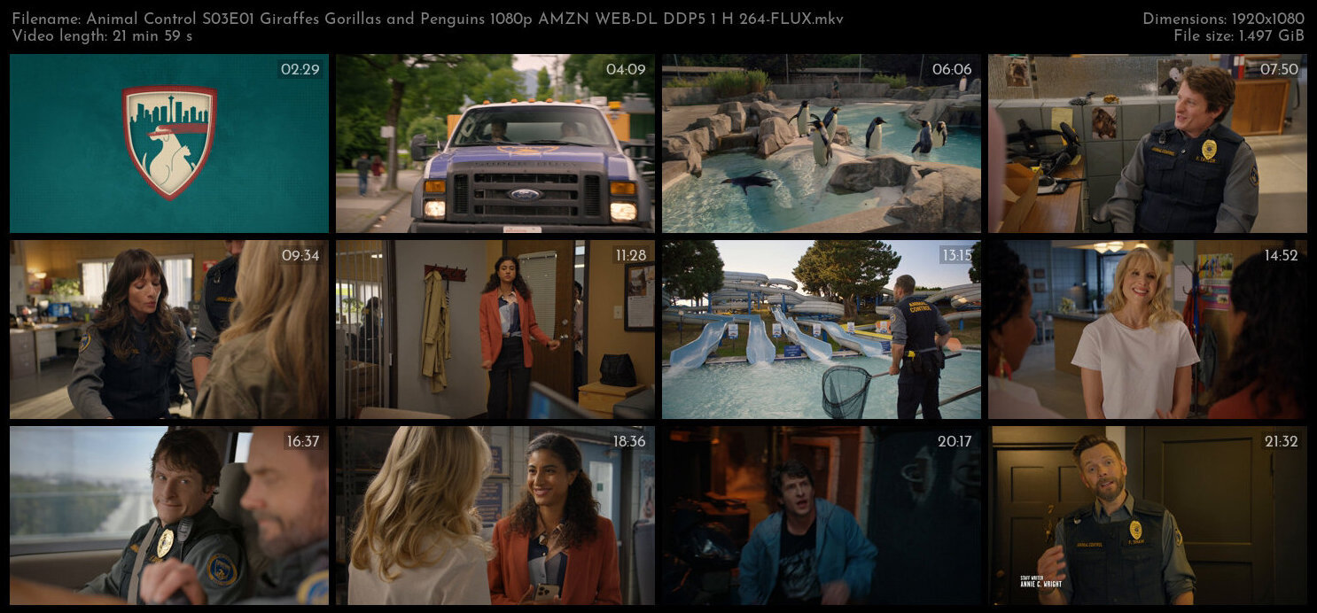 Animal Control S03E01 Giraffes Gorillas and Penguins 1080p AMZN WEB DL DDP5 1 H 264 FLUX TGx