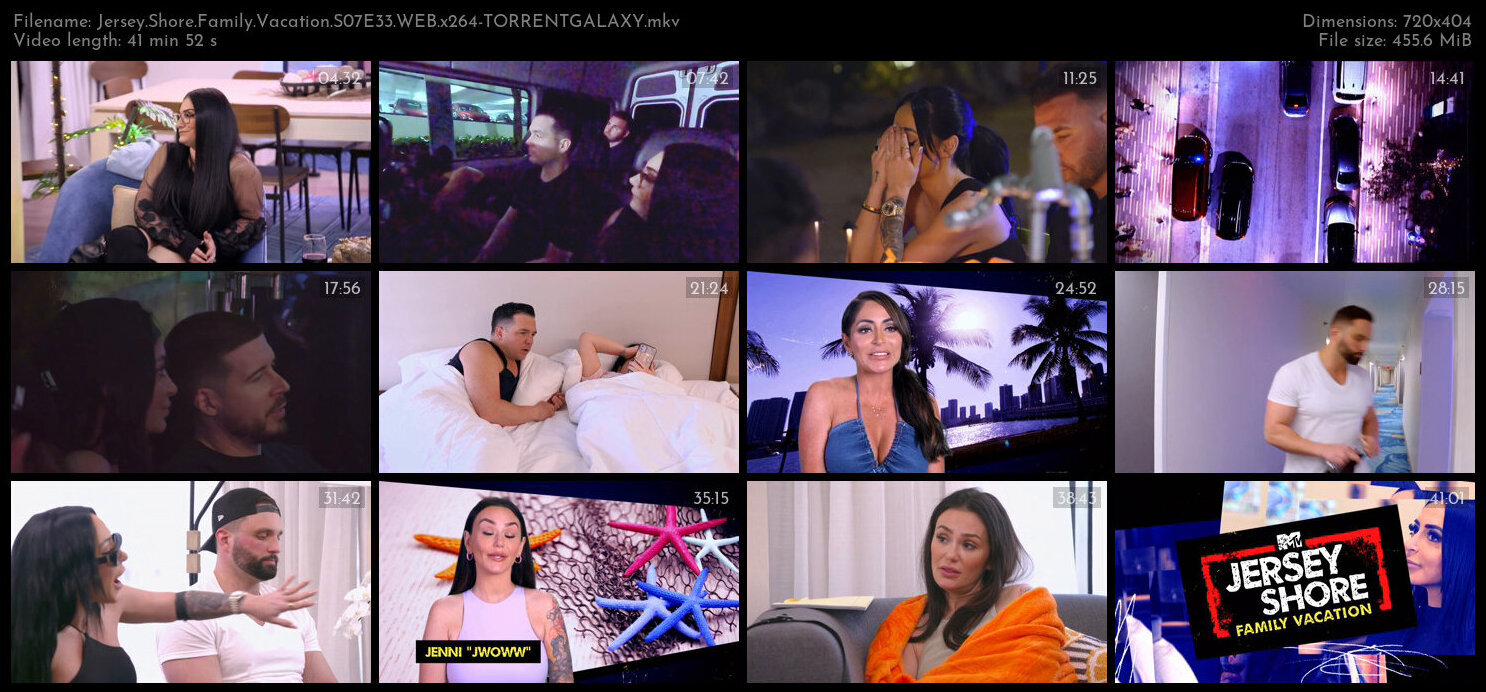 Jersey Shore Family Vacation S07E33 WEB x264 TORRENTGALAXY