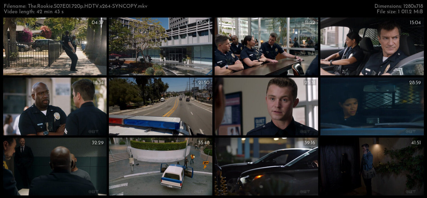 The Rookie S07E01 720p HDTV x264 SYNCOPY TGx