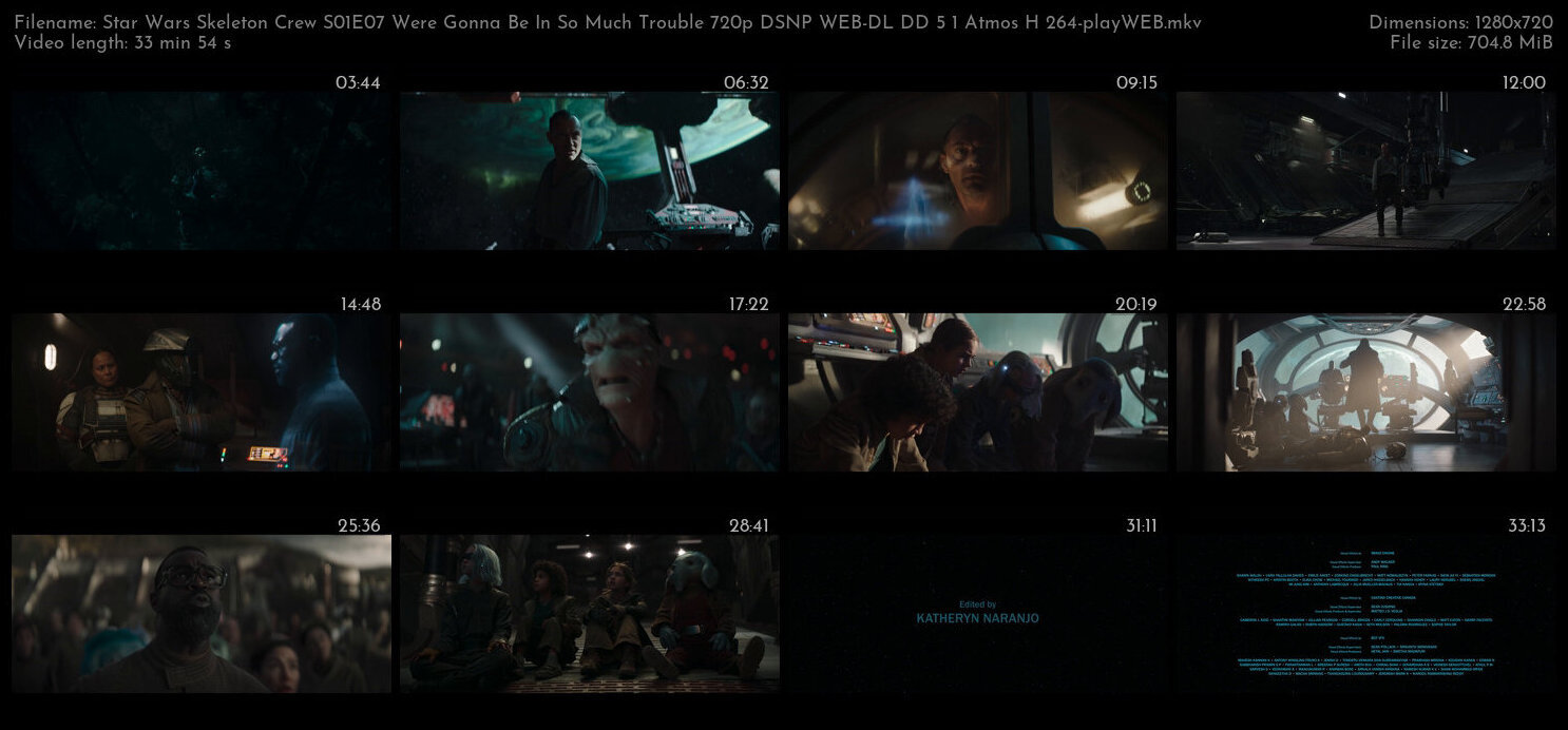 Star Wars Skeleton Crew S01E07 Were Gonna Be In So Much Trouble 720p DSNP WEB DL DD 5 1 Atmos H 264