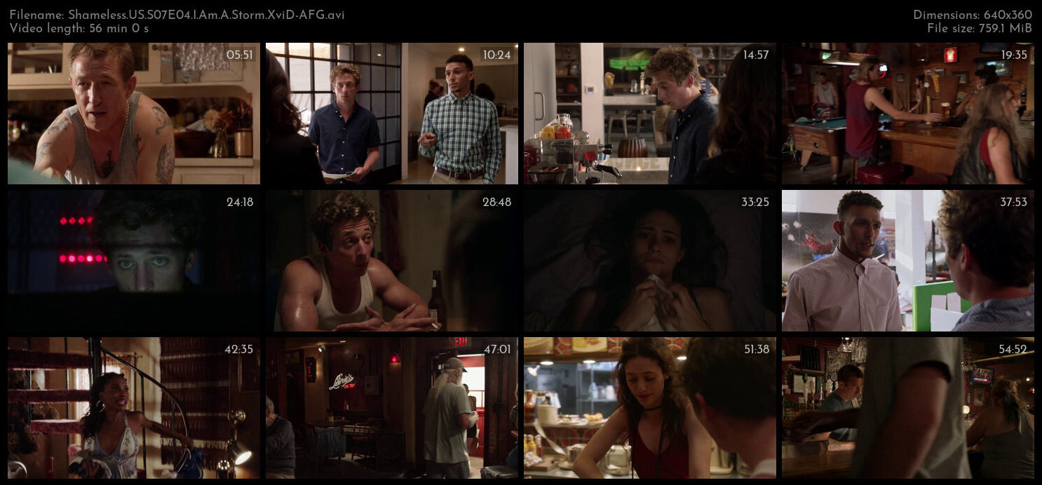 Shameless US S07E04 I Am A Storm XviD AFG TGx