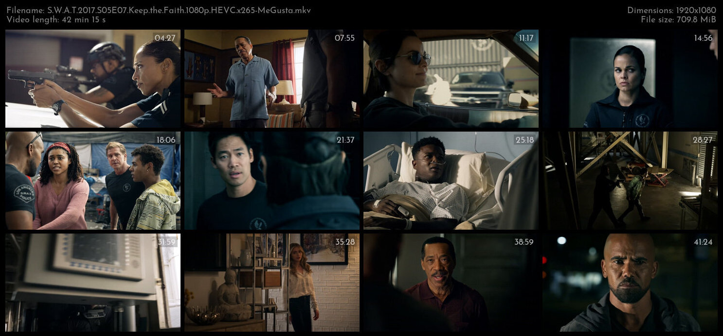 S W A T 2017 S05E07 Keep the Faith 1080p HEVC x265 MeGusta TGx