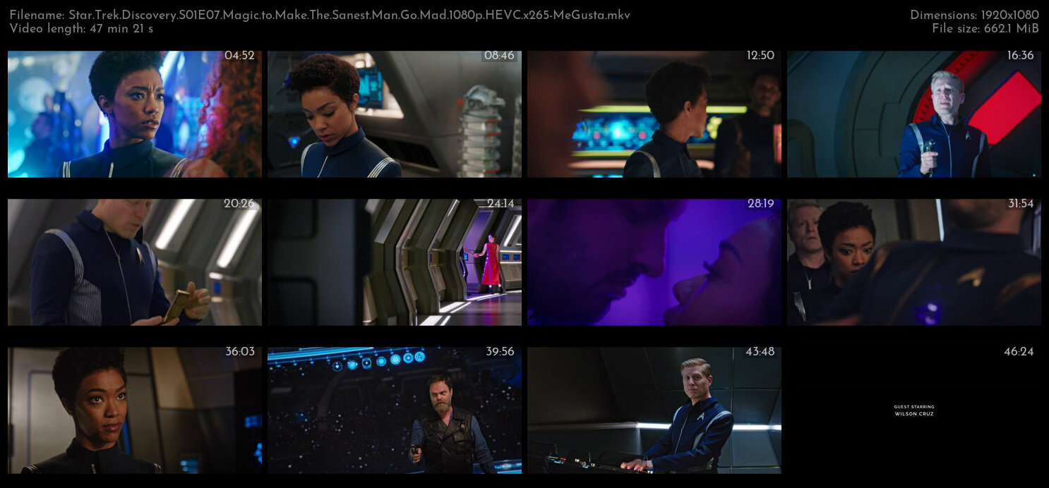 Star Trek Discovery S01E07 Magic to Make The Sanest Man Go Mad 1080p HEVC x265 MeGusta TGx