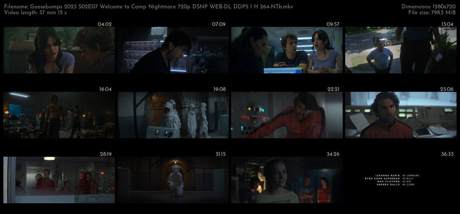 Goosebumps 2023 S02E07 Welcome to Camp Nightmare 720p DSNP WEB DL DDP5 1 H 264 NTb TGx