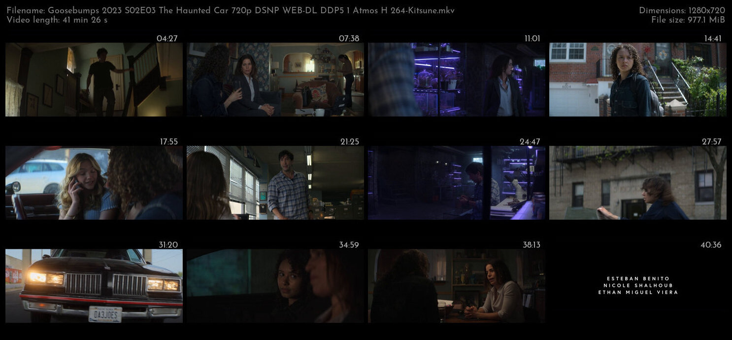 Goosebumps 2023 S02E03 The Haunted Car 720p DSNP WEB DL DDP5 1 Atmos H 264 Kitsune TGx