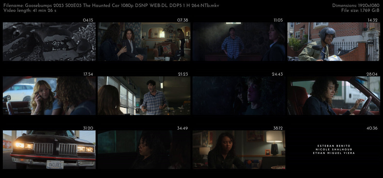 Goosebumps 2023 S02E03 The Haunted Car 1080p DSNP WEB DL DDP5 1 H 264 NTb TGx