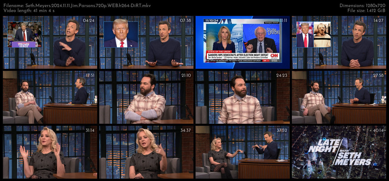 Seth Meyers 2024 11 11 Jim Parsons 720p WEB h264 DiRT TGx