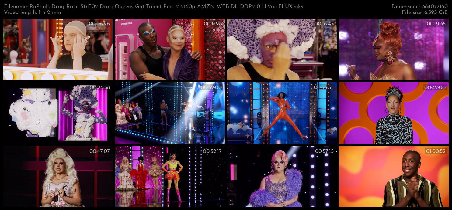 RuPauls Drag Race S17E02 Drag Queens Got Talent Part 2 2160p AMZN WEB DL DDP2 0 H 265 FLUX TGx