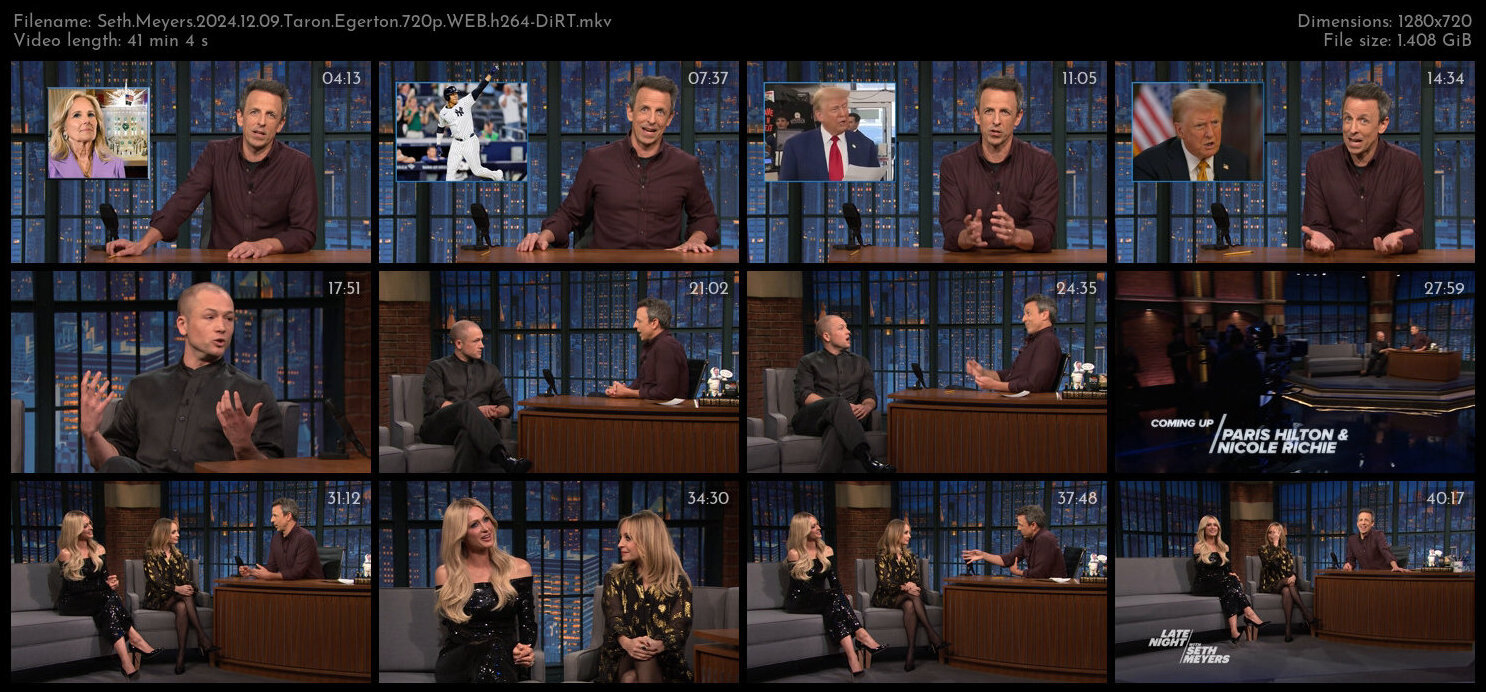 Seth Meyers 2024 12 09 Taron Egerton 720p WEB h264 DiRT TGx