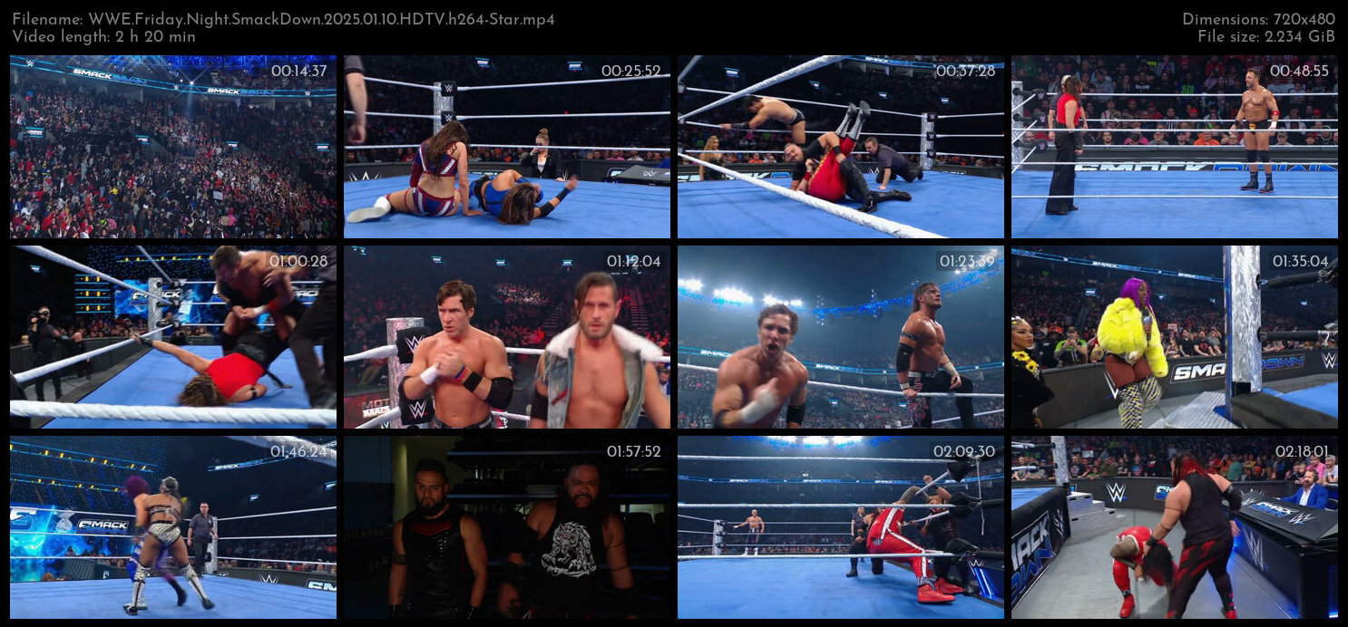 WWE Friday Night SmackDown 2025 01 10 HDTV h264 Star TGx