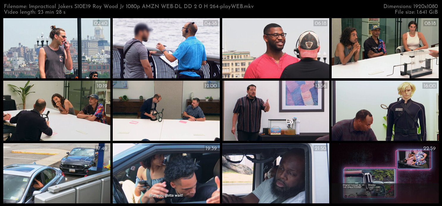 Impractical Jokers S10E19 Roy Wood Jr 1080p AMZN WEB DL DD 2 0 H 264 playWEB TGx