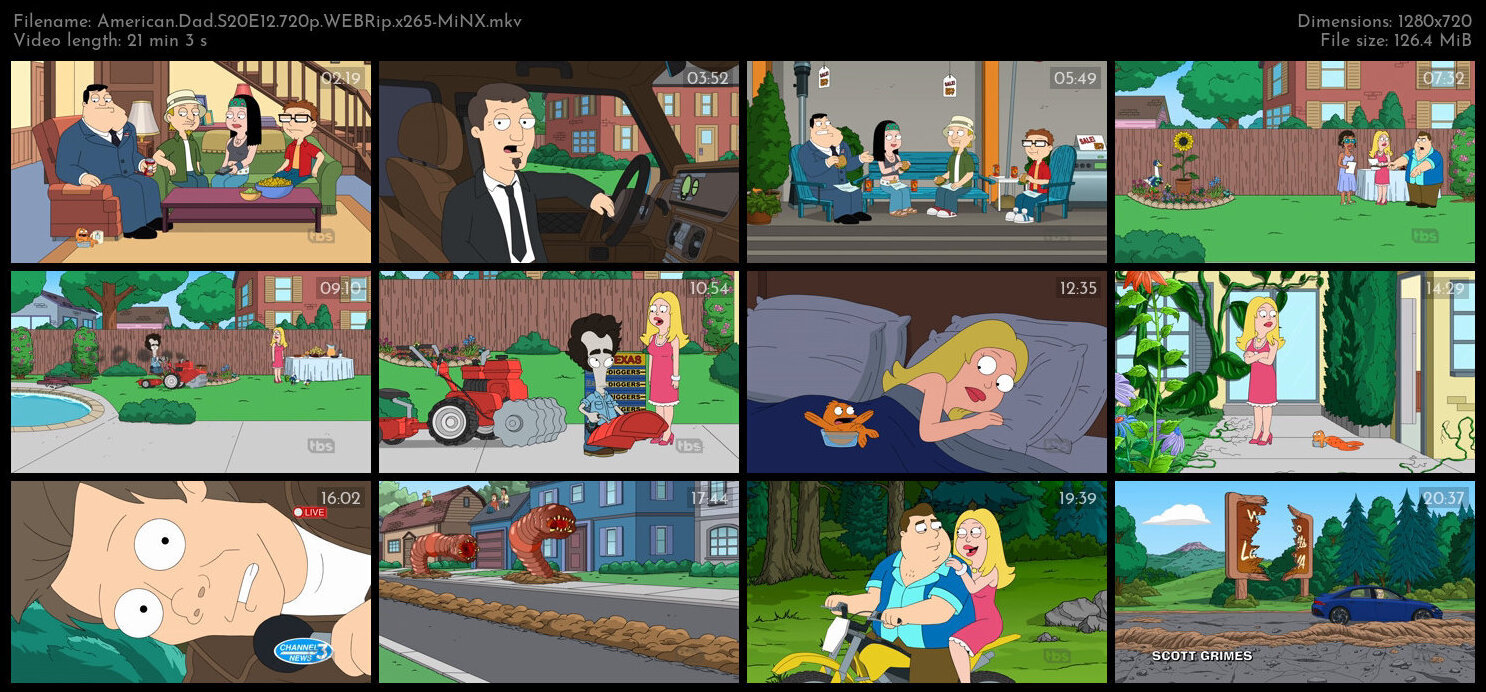 American Dad S20E12 720p WEBRip x265 MiNX TGx