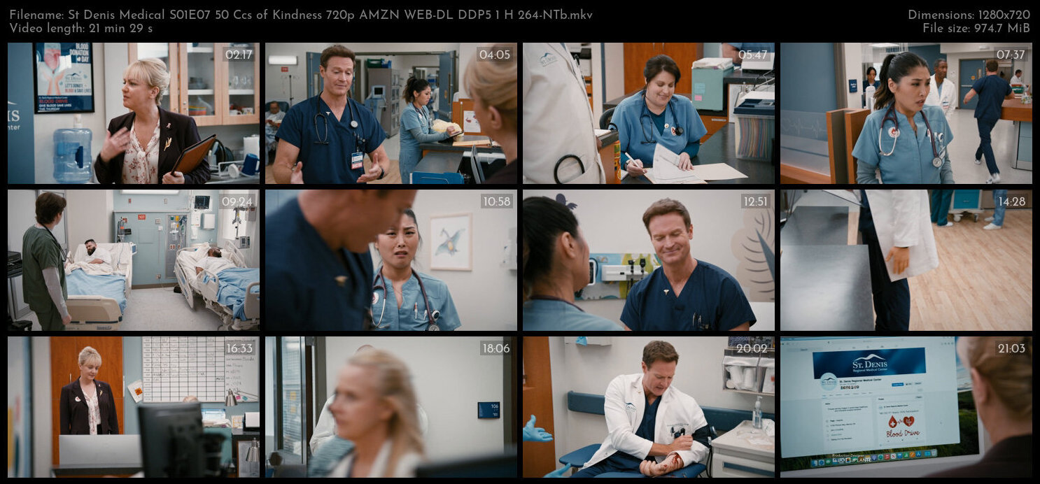 St Denis Medical S01E07 50 Ccs of Kindness 720p AMZN WEB DL DDP5 1 H 264 NTb TGx