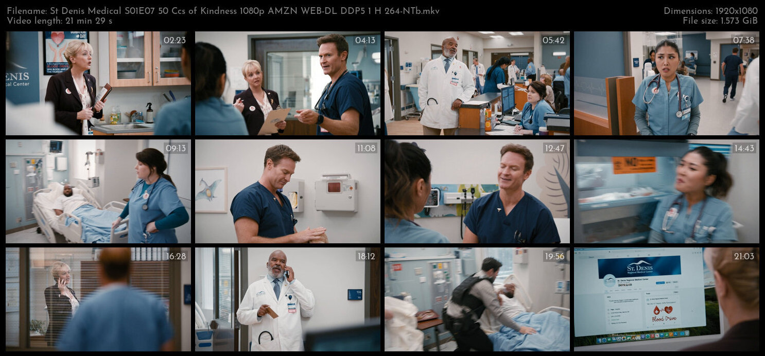 St Denis Medical S01E07 50 Ccs of Kindness 1080p AMZN WEB DL DDP5 1 H 264 NTb TGx