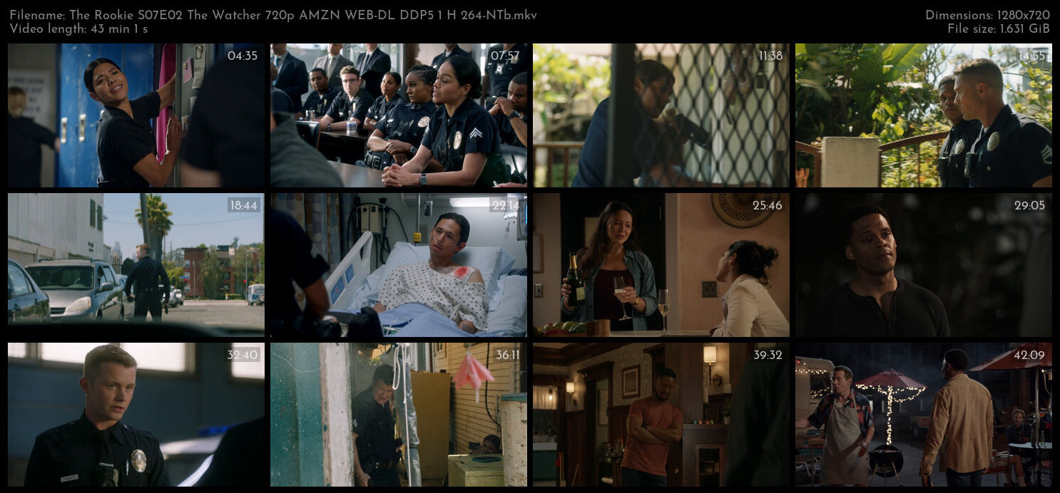 The Rookie S07E02 The Watcher 720p AMZN WEB DL DDP5 1 H 264 NTb TGx