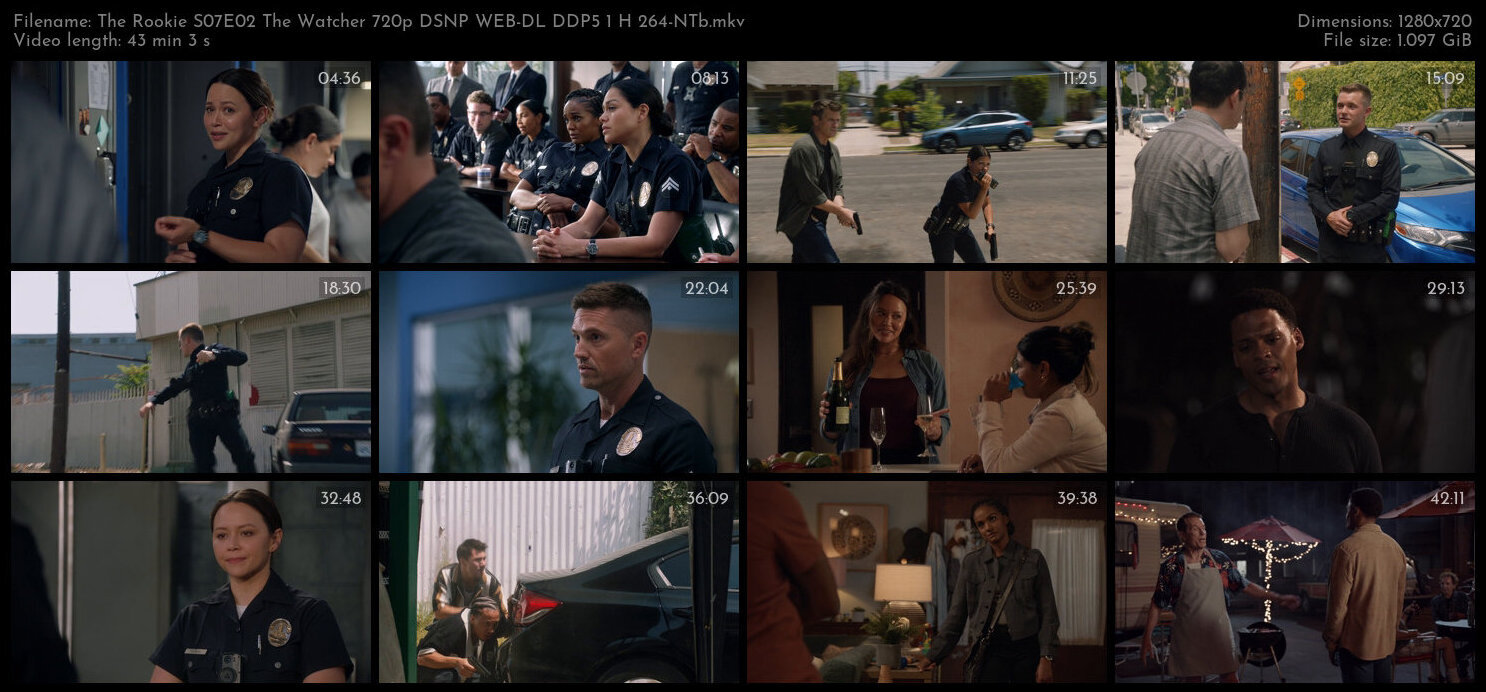 The Rookie S07E02 The Watcher 720p DSNP WEB DL DDP5 1 H 264 NTb TGx