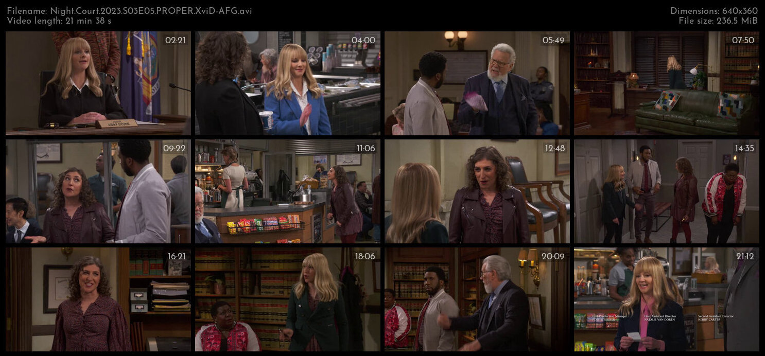 Night Court 2023 S03E05 PROPER XviD AFG TGx