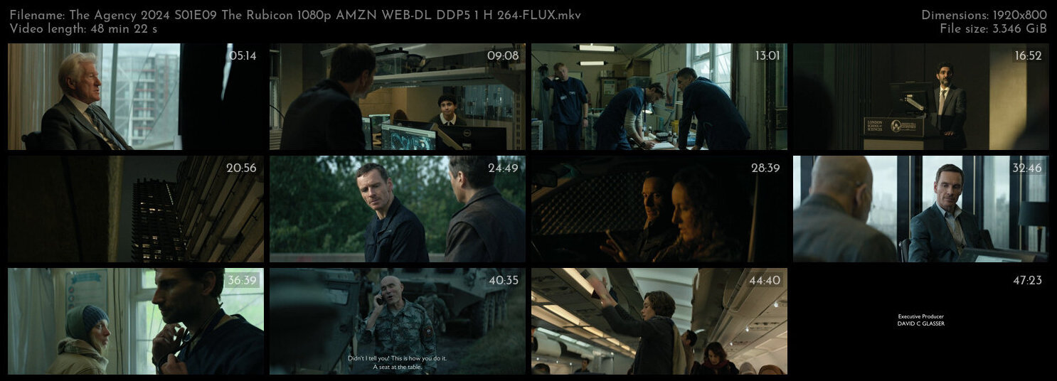 The Agency 2024 S01E09 The Rubicon 1080p AMZN WEB DL DDP5 1 H 264 FLUX TGx