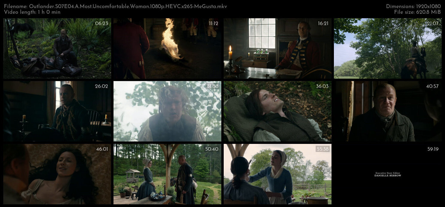 Outlander S07E04 A Most Uncomfortable Woman 1080p HEVC x265 MeGusta TGx