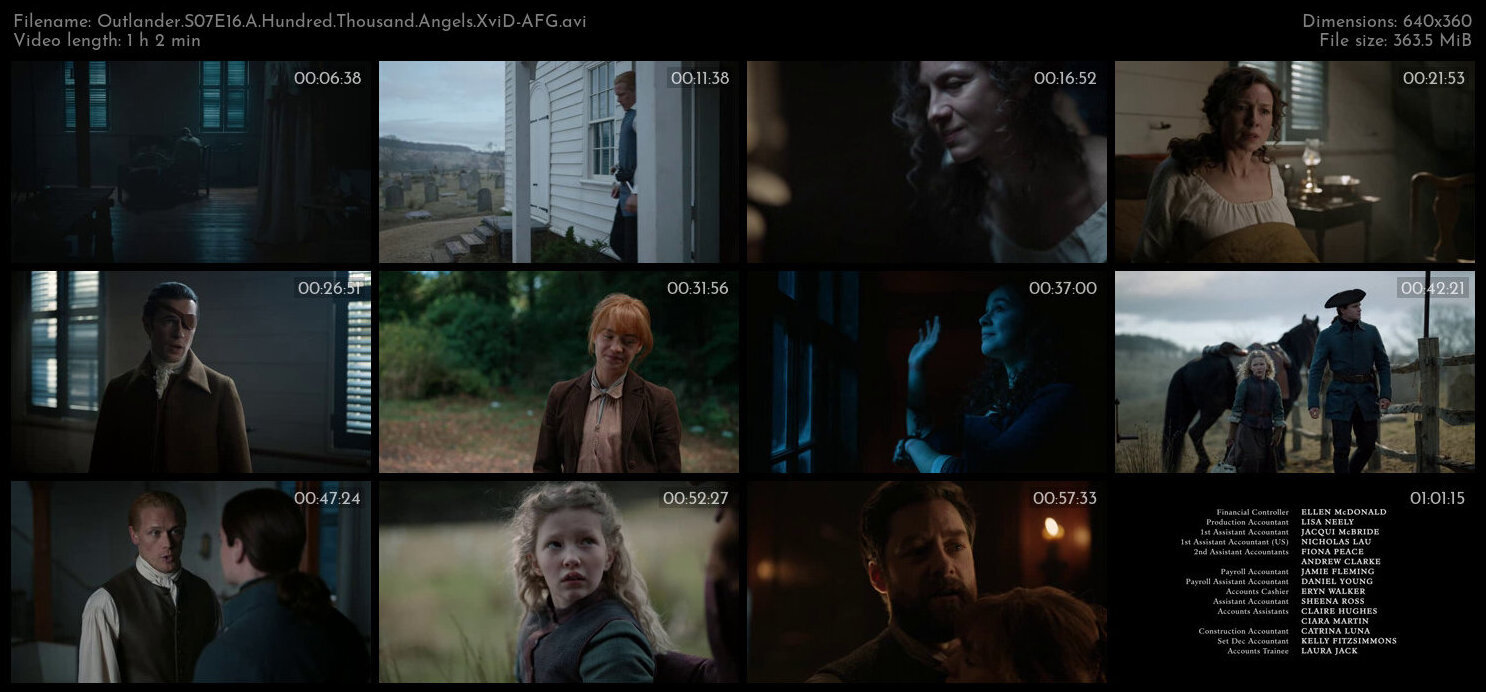 Outlander S07E16 A Hundred Thousand Angels XviD AFG TGx