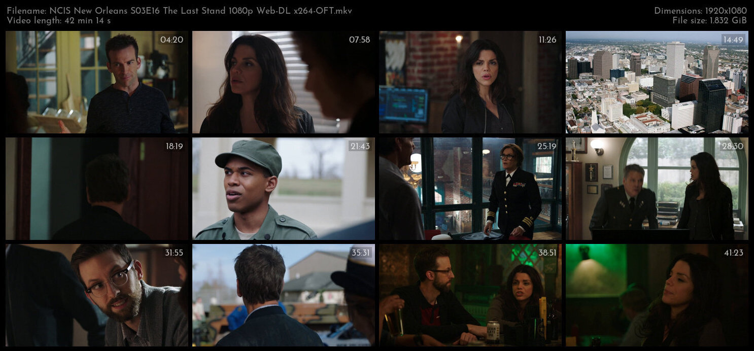 NCIS New Orleans S03E16 The Last Stand 1080p Web DL x264 OFT TGx