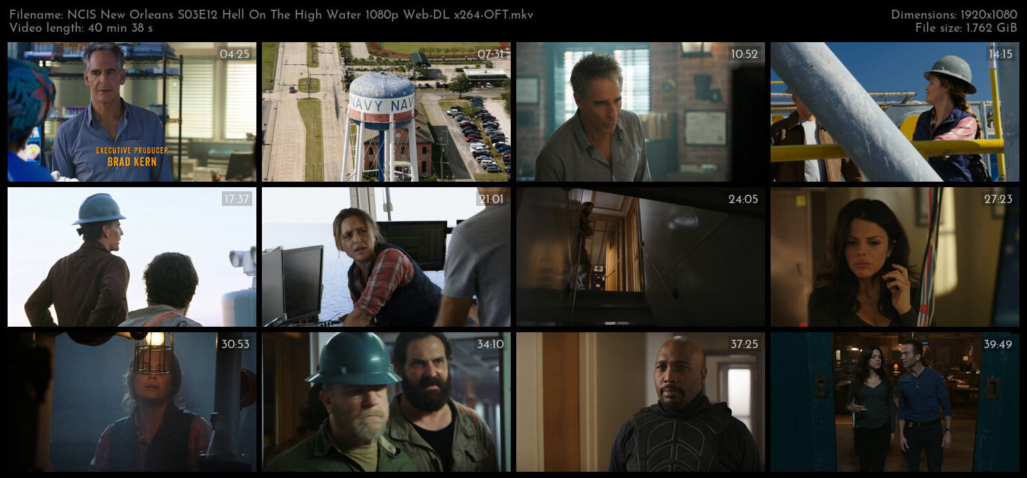 NCIS New Orleans S03E12 Hell On The High Water 1080p Web DL x264 OFT TGx