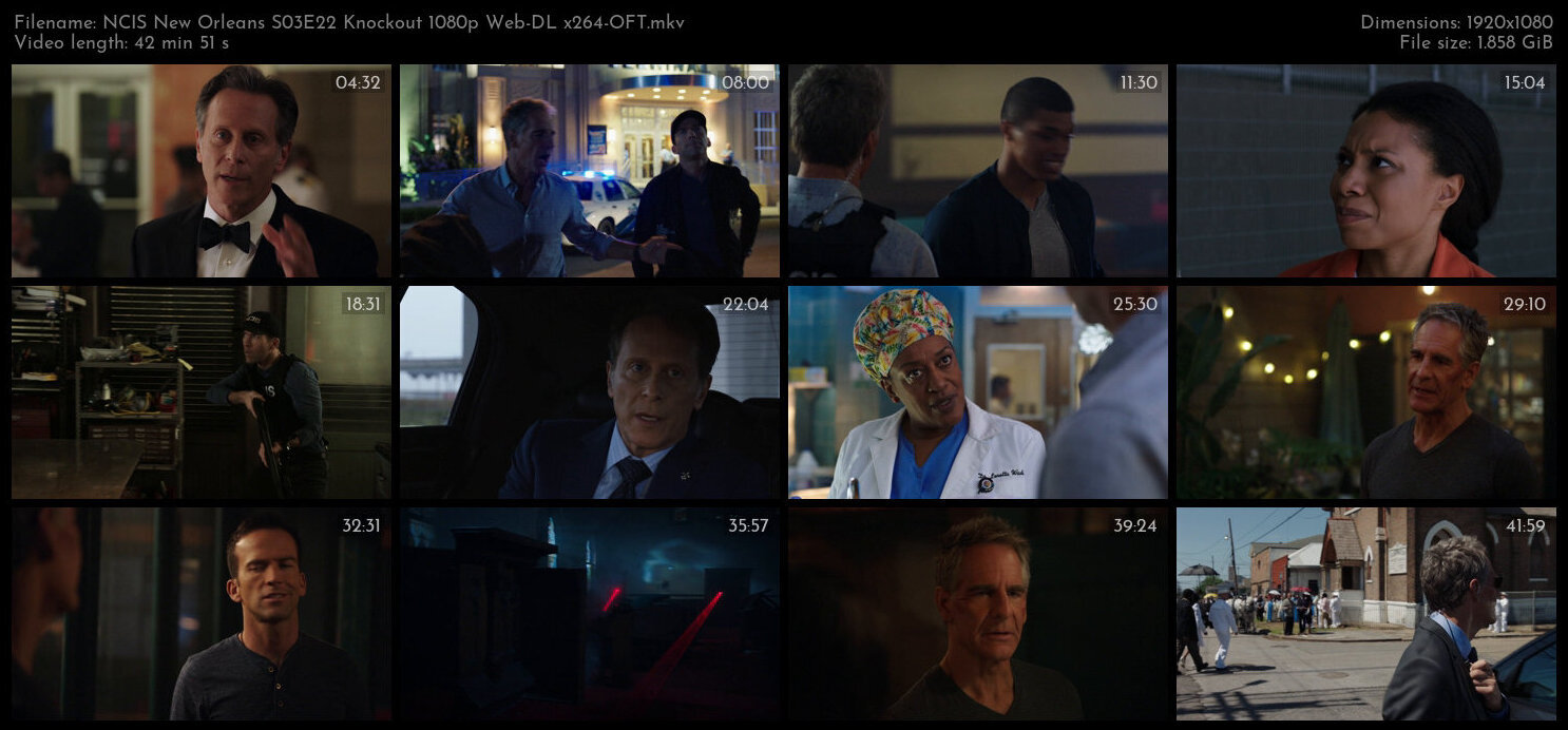 NCIS New Orleans S03E22 Knockout 1080p Web DL x264 OFT TGx