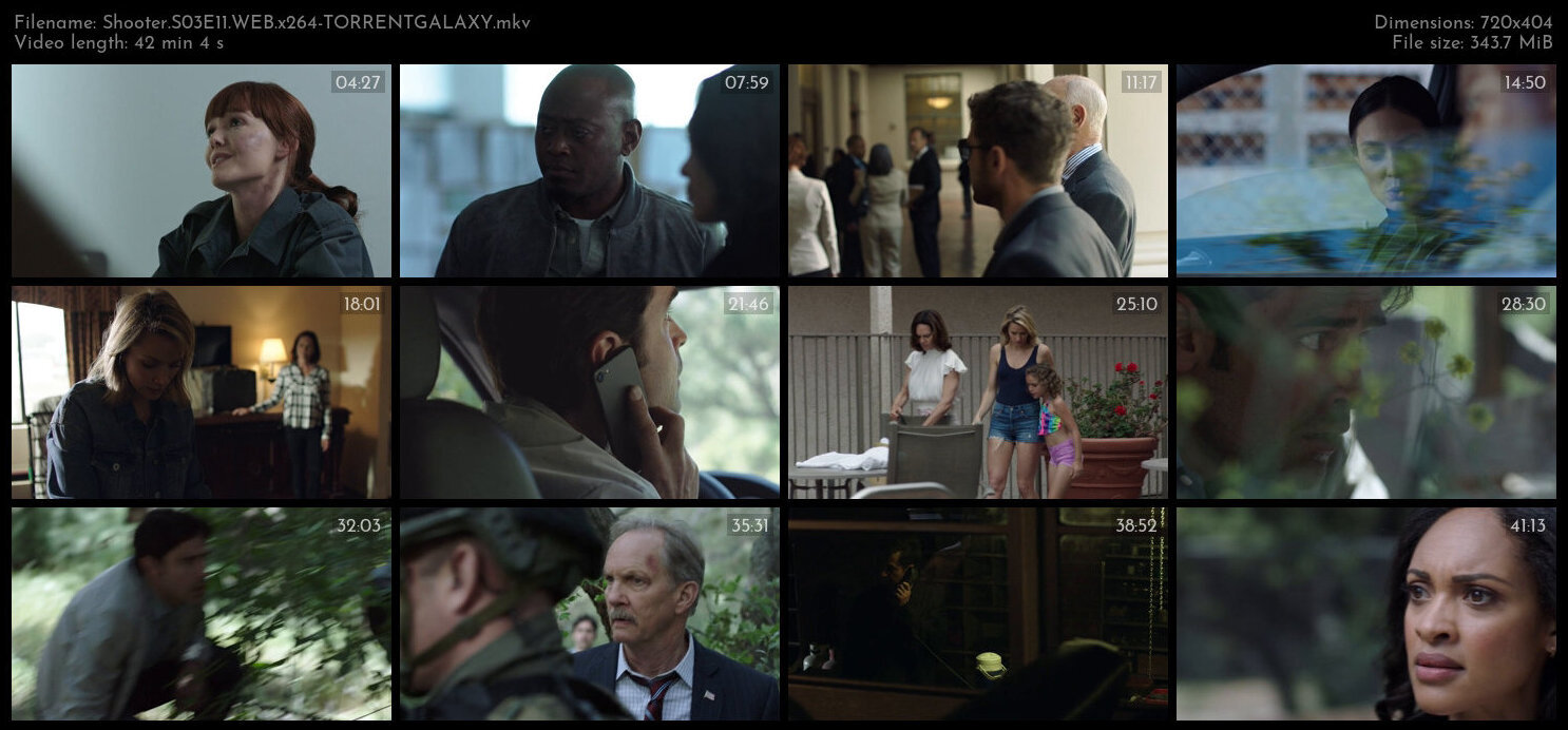 Shooter S03E11 WEB x264 TORRENTGALAXY