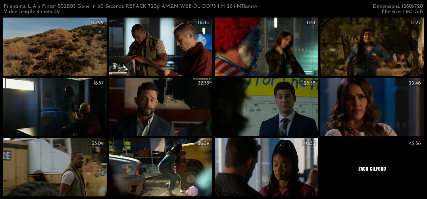 L A s Finest S02E05 Gone in 60 Seconds REPACK 720p AMZN WEB DL DDP5 1 H 264 NTb TGx