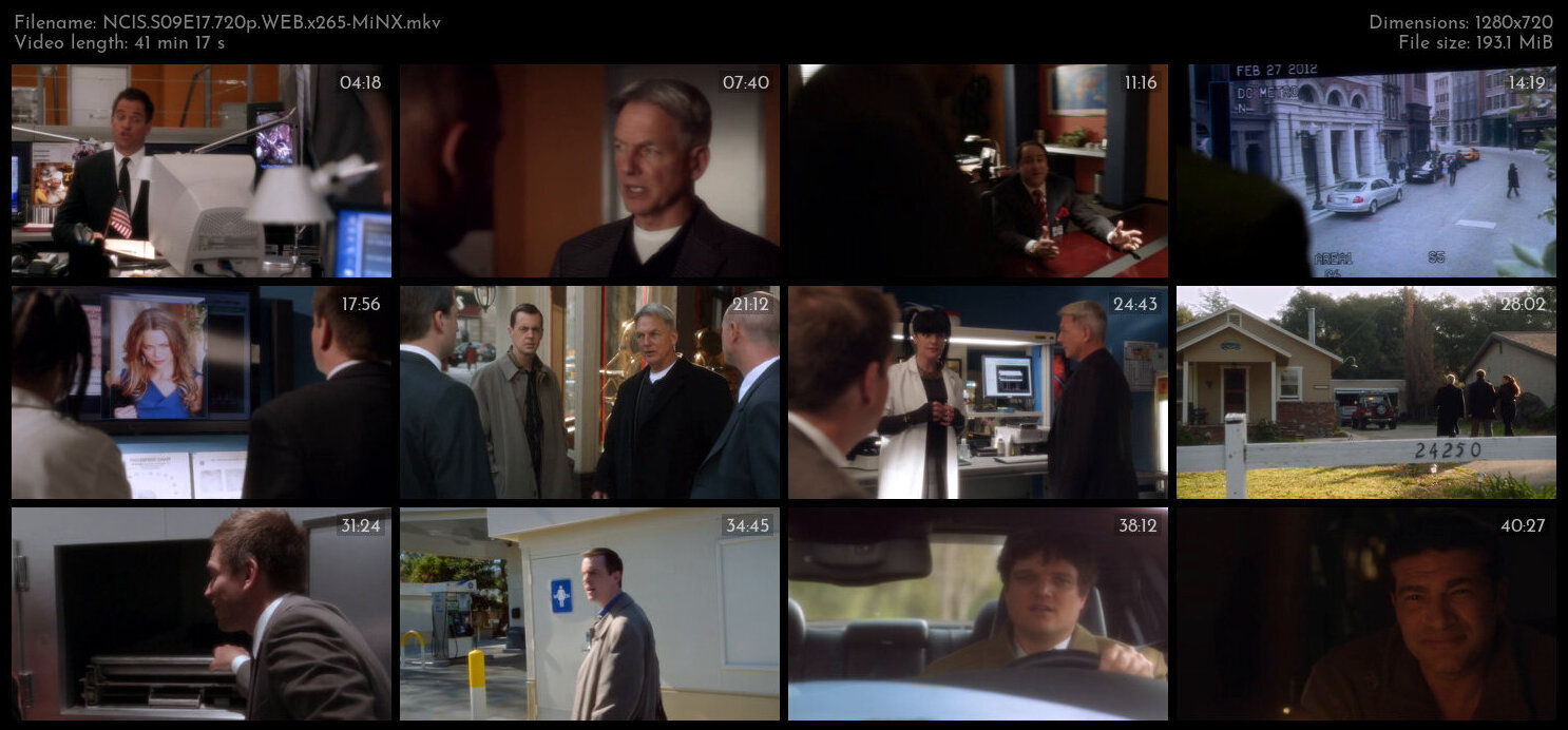 NCIS S09E17 720p WEB x265 MiNX TGx